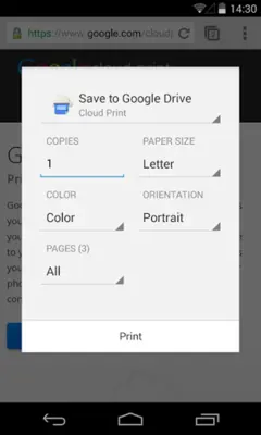 Cloud Print android App screenshot 3